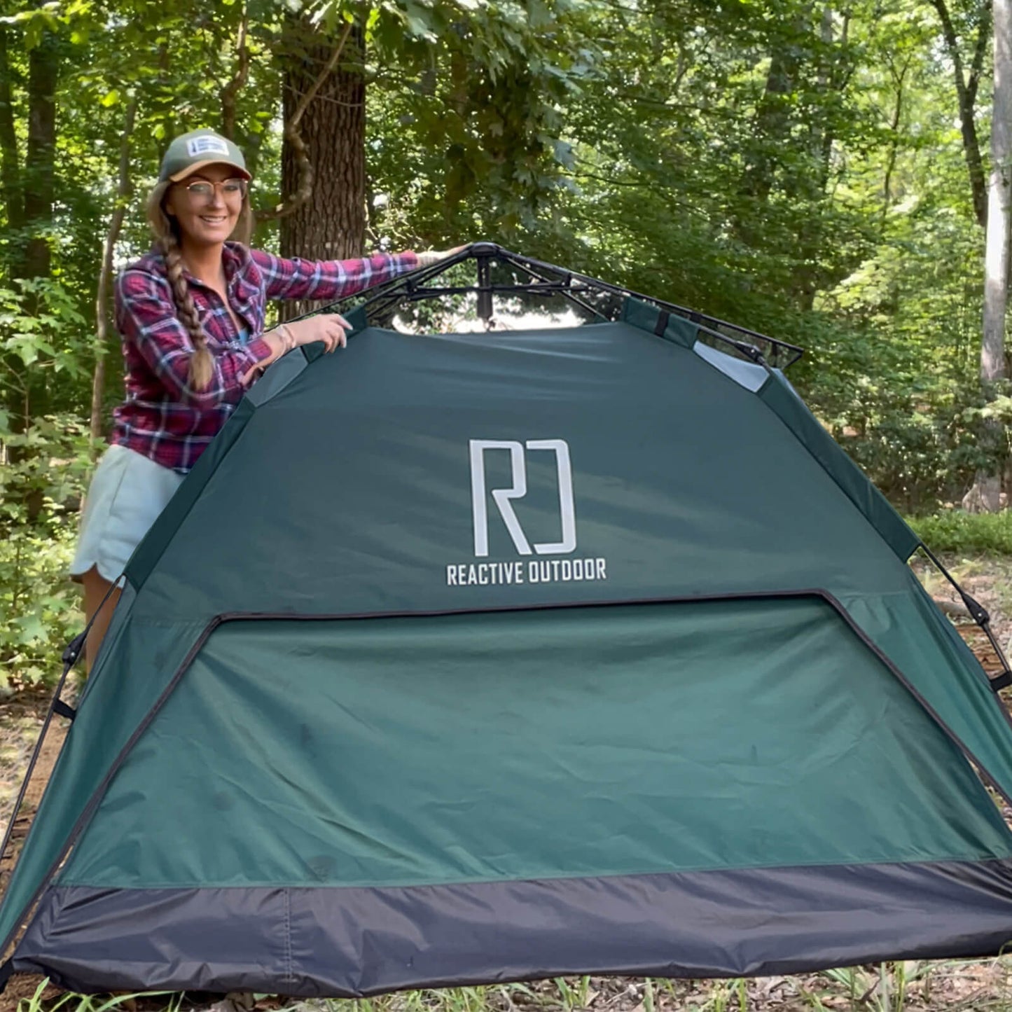 Large-Sized 3 Secs Tent + FREE Camping Tarp (For 2-3 Person, US).
